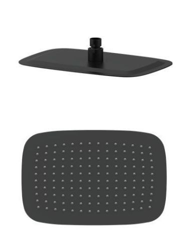 Верхний душ Wonzon & Woghand WW-88DP03-MB 30х20 черный