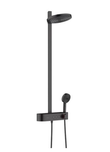 Душевая стойка Hansgrohe Pulsify S 24240670 настенная цвет черный