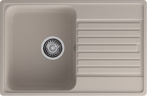 Кухонная мойка Granfest Quarz 78 песочный 75х50 цвет бежевый поверхность матовая