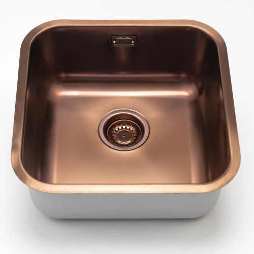 Кухонная мойка Grandex Aqua SELECT 44 2003332 45х45 цвет медь поверхность матовая