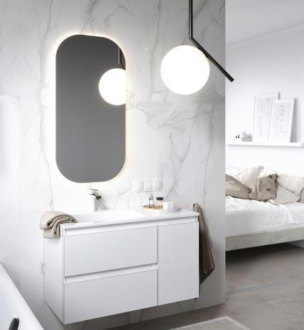 Зеркало с подсветкой Aqwella Y SOUL0255 60х100 - фото 2