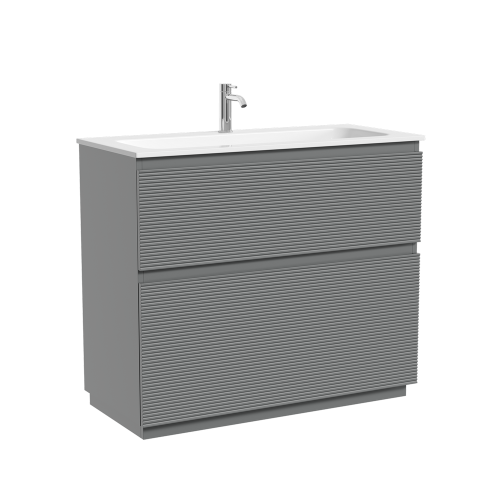 Тумба под раковину Sancos FOLK Floor FL100FES 100х40 напольная цвет серый