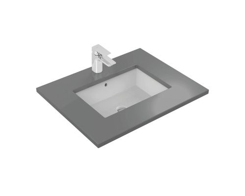 Раковина из сантехнического фаянса Ideal Standard STRADA K077901 60х40 встраиваемая цвет белый без отверстий под смеситель