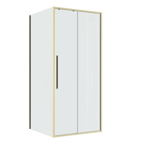 Душевой уголок Niagara Nova NG-44-9ASG-A90SG-34 90х90 стекло прозрачное профиль золото без поддона