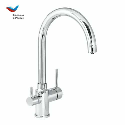 Смеситель для кухни Славен Город СЛ-ОД-Д79 на мойку хром