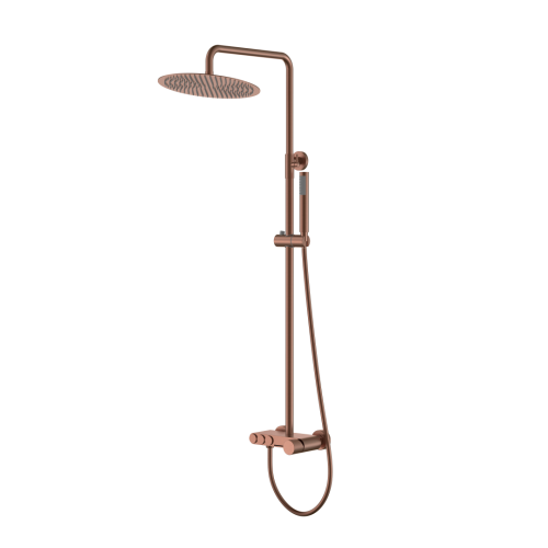 Душевая стойка Boheme Stick 128-BRB.4 настенная цвет бронза