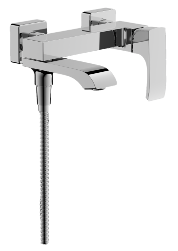 Смеситель для ванны и душа BELZ B60507 настенный хром