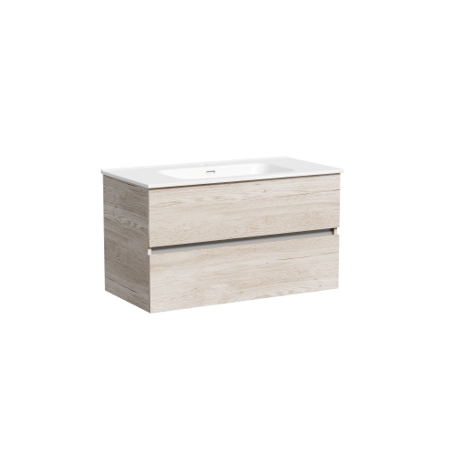 Тумба под раковину Sancos Urban UR90EG 90х50 подвесная цвет коричневый