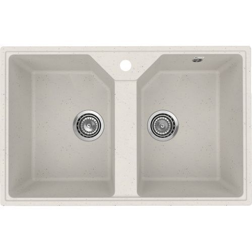 Кухонная мойка Ulgran Practik PR-M 770-001 75х50 цвет белый