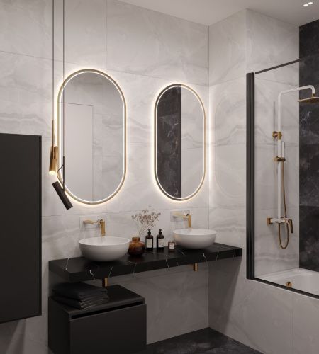 Столешница Armadi Art Flat 869-160-NM 160х50 накладная цвет черный