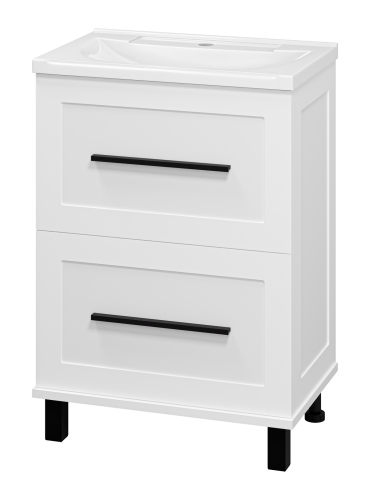 Тумба под раковину Misty Модерн П-Мод07060-011Пр 60х40 напольная цвет белый