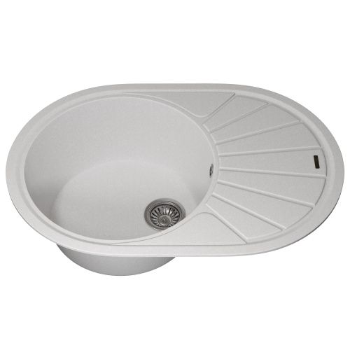 Кухонная мойка Uperwood Quartz Premium UPD-02 3910202104 75х50 цвет белый поверхность матовая