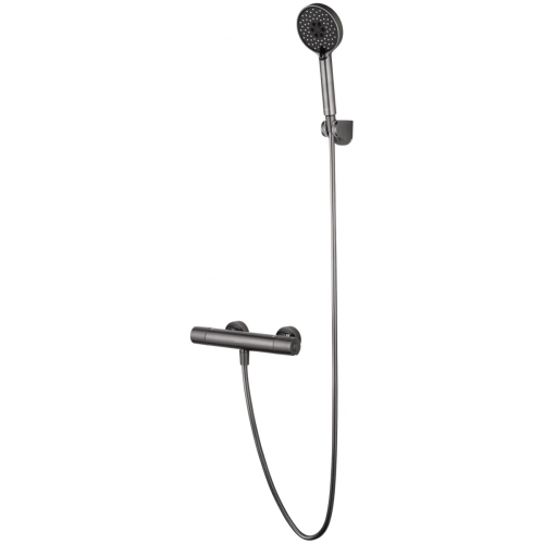 Смеситель для душа Wonzon & Woghand Inn WW-B2029-A-BGG настенный серый с термостатом