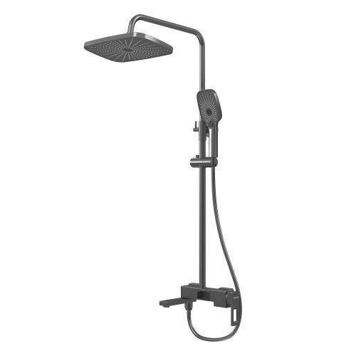 Душевая стойка Grossman Pragma 500.K35.03.420 настенная цвет черный