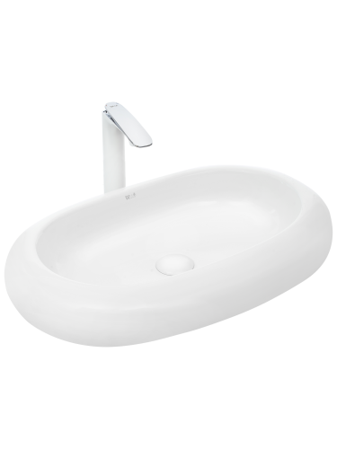 Раковина из сантехнического фаянса WeltWasser WW SK 10000003869 60х40 подвесная цвет белый без отверстий под смеситель