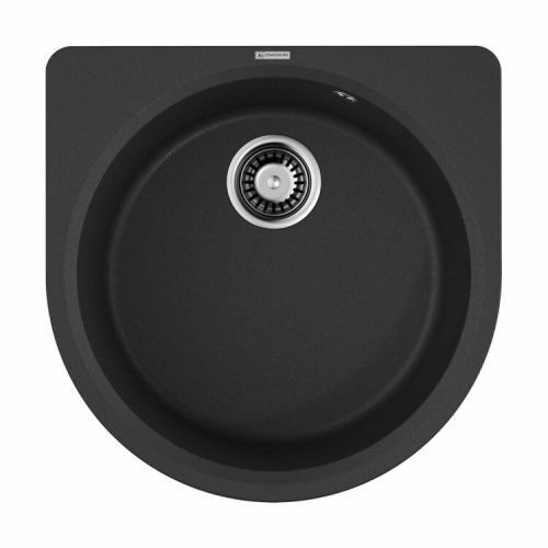Кухонная мойка Omoikiri Akegata 4993758 50х50 цвет черный поверхность матовая