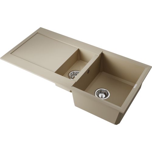 Кухонная мойка Omoikiri Sakaime 100-2 4993897 100х50 цвет бежевый