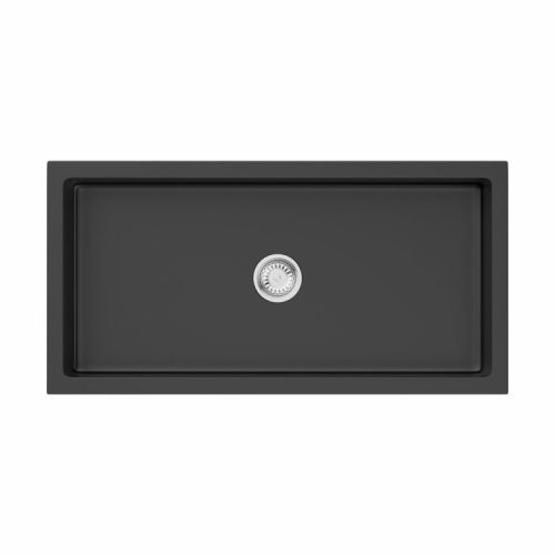 Кухонная мойка Omoikiri Mikura 4997087 90х45 цвет черный