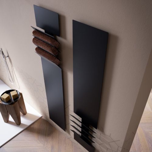 Полотенцесушитель электрический Antrax Flaps ECFPA171001T/NEOP 35х170 черный