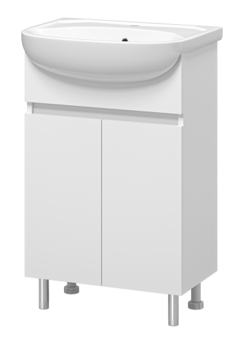 Тумба под раковину Misty Элегия Э-Эле01055-011Н 50х30 напольная цвет белый