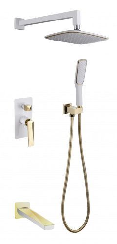 Душевая система Boheme Venturo 384-W-2 встраиваемая в стену цвет белый