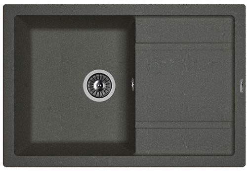 Кухонная мойка Florentina Липси 760 20.160.D0760.102 75х50 цвет серый поверхность матовая