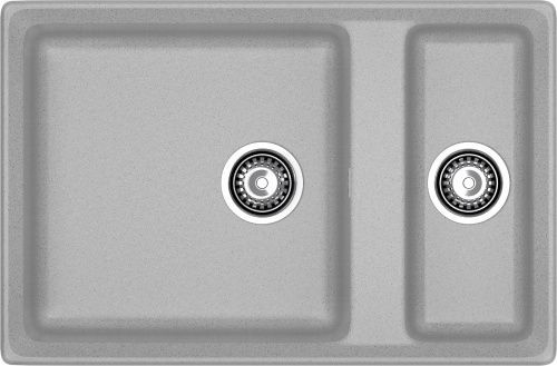 Кухонная мойка Granfest Level LV-760K серый 75х50 цвет серый поверхность матовая