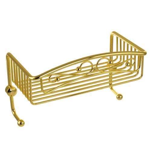 Полка-решетка одинарная с двумя крючками Migliore COMPLEMENTI 22051