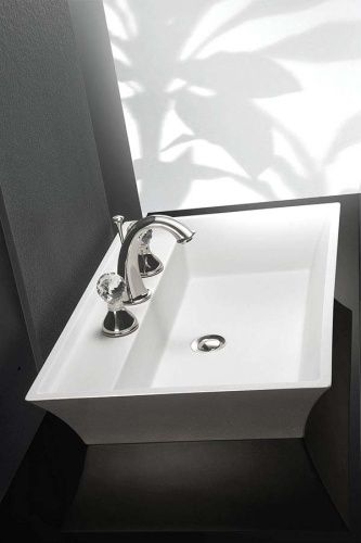 Раковина акриловая Boheme NeoArt 804 70х50 накладная цвет серебро 1 отверстие под смеситель