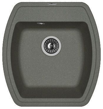 Кухонная мойка Florentina Нире 480 20.190.B0480.102 50х50 цвет серый поверхность матовая