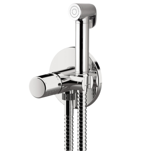 Гигиенический душ со смесителем Daniel TG6454DCCR хром