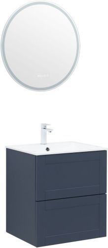 Тумба под раковину Aquanet Терра 00313243 60х50 подвесная цвет синий
