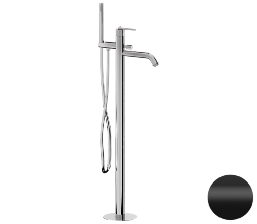 Смеситель для ванны Daniel Brooklyn BY67815 напольный черный