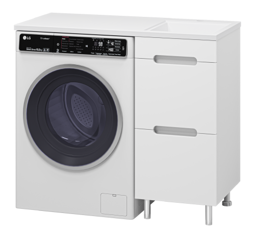 Тумба под раковину Misty Байкал Э-Бай06040-022Я 40х50 напольная цвет белый