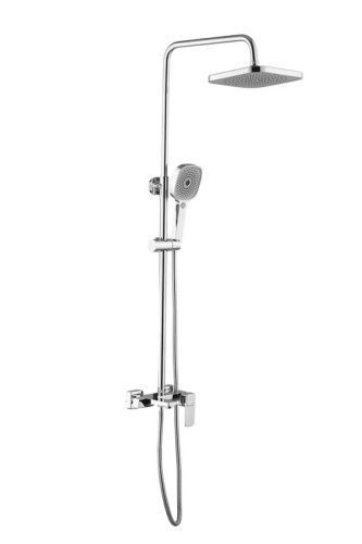 Душевая стойка Shevanik S9736 настенная цвет хром