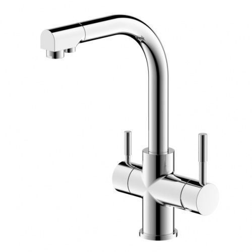 Смеситель для кухни Bravat Palace (Bravat) F729261CP-RUS на мойку хром