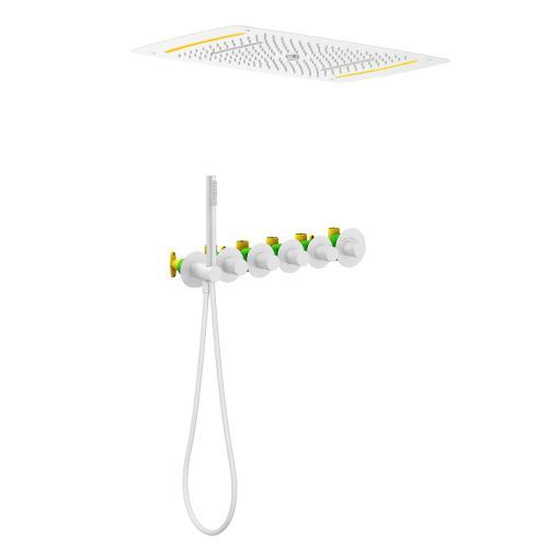 Душевая система Timo Saona SX-2319/16SM встраиваемая в стену цвет белый