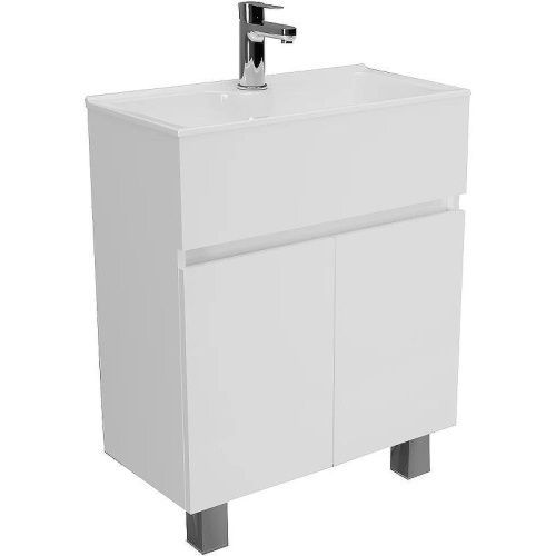Тумба с раковиной 1MarKa Mira У83301 60х30 напольная цвет белый