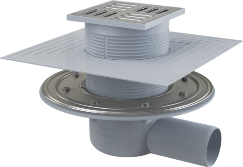 Душевой трап Alcadrain APV1324 20х20 хром