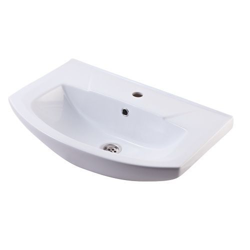 Раковина из сантехнического фарфора Rosa Вн МуБ07 70х40 накладная цвет белый