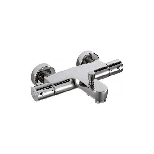 Смеситель для ванны Bravat Stream F63984C-01B настенный хром с термостатом