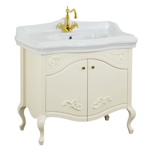 Тумба под раковину Migliore IMPERO 25981 90х50 напольная цвет бежевый