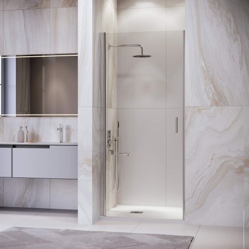 Душевая дверь RGW Leipzig 351200309-11 90х195 стекло прозрачное профиль хром