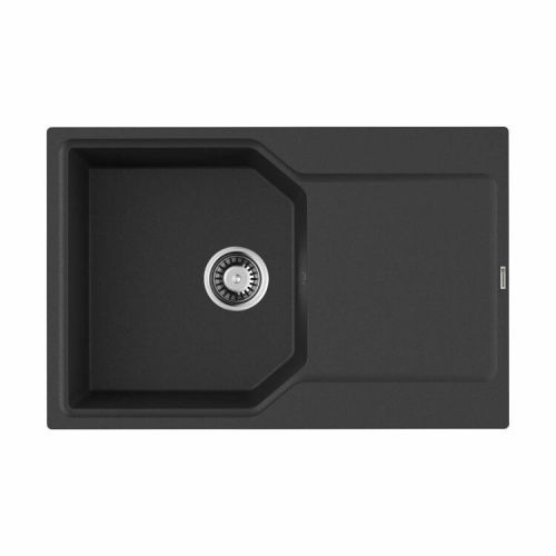 Кухонная мойка Omoikiri Yonaka 4993708 80х50 цвет черный поверхность матовая