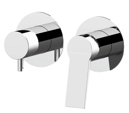 Смеситель для душа Remer Slash & Dot SL93ZP встраиваемый в стену хром