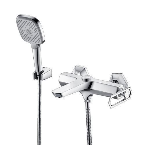 Смеситель для ванны LeMark Prizma LM3914C настенный хром