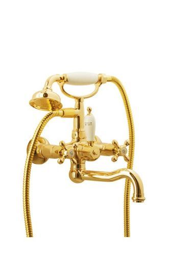 Смеситель Boheme Tradizionale Oro 293 настенный золото
