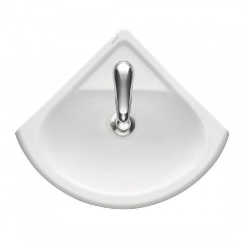 Раковина из сантехнического фарфора Santeri Радиан 131309S0010B0 41х48 подвесная цвет белый 1 отверстие под смеситель