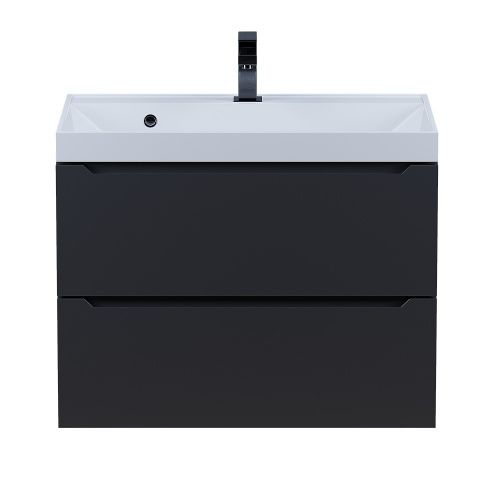Тумба под раковину Uperwood Tanos 291020231 70х50 подвесная цвет черный