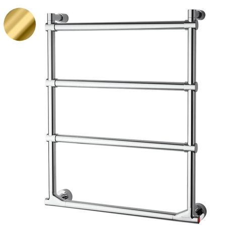 Полотенцесушитель электрический Margaroli Orizzonti 5124704GOB 50х65 золото
